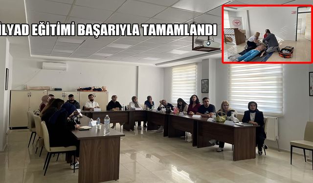 Muş’ta 112 personeline verilen İLYAD eğitimi tamamlandı