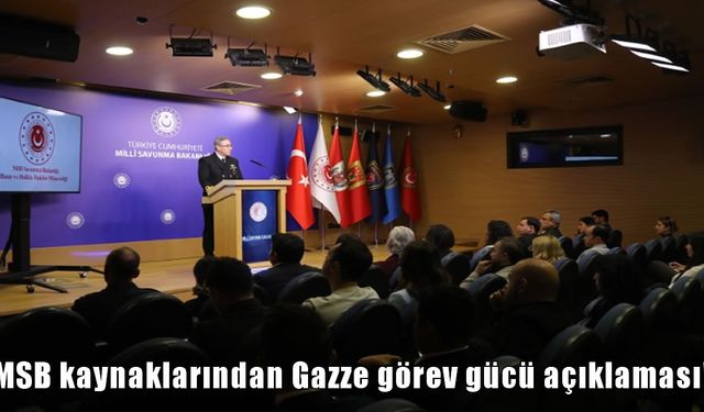 TSK Gazze Barışı İçin Göreve Hazır: "Uluslararası Hukuk Çerçevesinde Her Görevi Üstleniriz"
