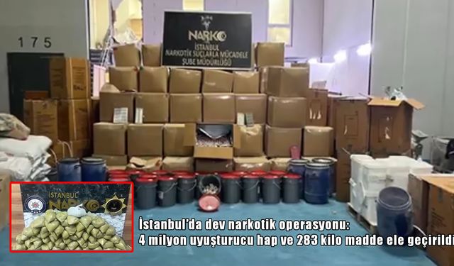 Bakan Yerlikaya açıkladı: İstanbul'da uyuşturucuya büyük darbe