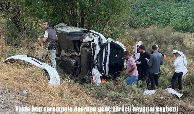 Hatay’da otomobil tırla çarpışıp şarampole devrildi: Genç sürücü hayatını kaybetti