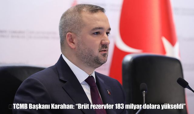 TCMB Rezervleri 183 Milyar Doları Gördü