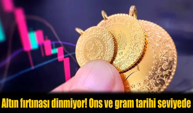 Altın Fırtınası: Ons 4000 Dolar Yolunda, Gram Altın Tarihi Zirvede