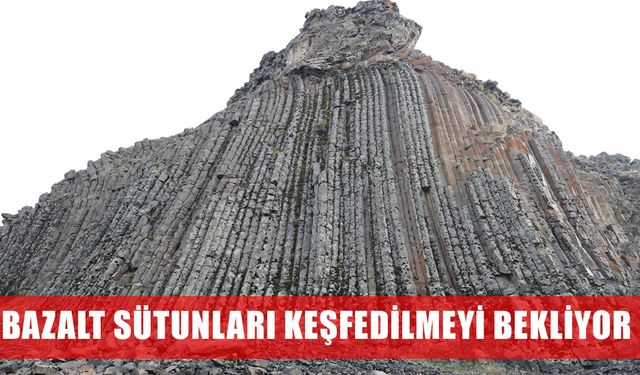 Varto’da tabiat harikası bazalt sütunları keşfedilmeyi bekliyor