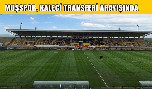 Transfer dönemi uzatıldı: Muşspor kaleci arayışında
