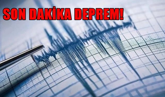 Akdeniz Açıklarında 5.4 Büyüklüğünde Deprem