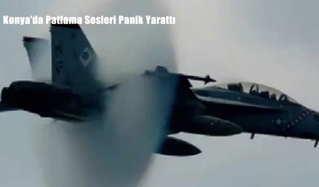 Şiddetli Patlamalar Konya’yı Salladı