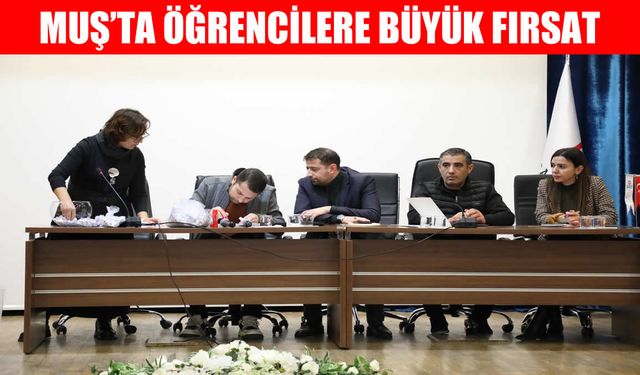 Muş Alparslan Üniversitesi'nde İŞKUR "Gençlik Programı" kura çekimi