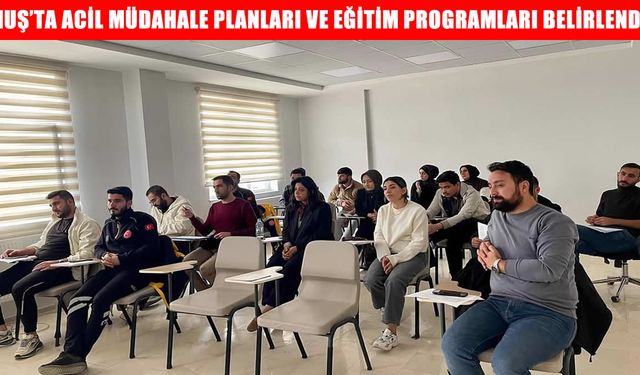 Muş “İl Ambulans Servisi Başhekimliği” birim sorumluları toplantısı düzenlendi