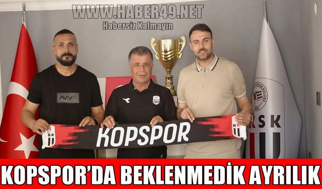 KOP Spor'da sürpriz ayrılık: Alparslan Has ile yollar ayrıldı