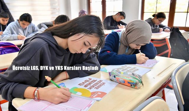 Yeşilyurt Belediyesi’nden Öğrencilere Ücretsiz Kurs Desteği