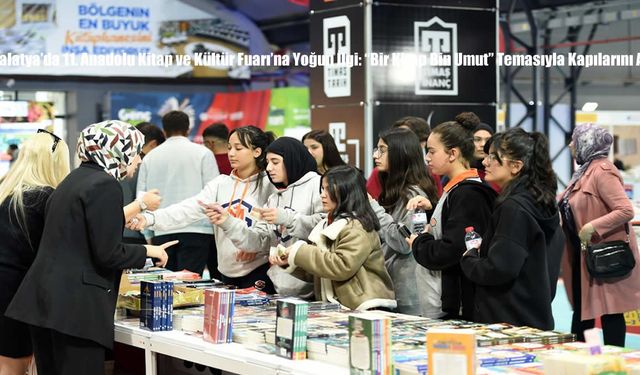 Malatya’da 11. Anadolu Kitap ve Kültür Fuarı’na Yoğun İlgi