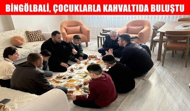 Muş Aile ve Sosyal Hizmetler İl Müdürü Bingölbali, çocuklarla kahvaltıda buluştu