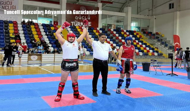 Tunceli’den Kick Boksta Büyük Başarı: Dört Madalya ile Döndüler