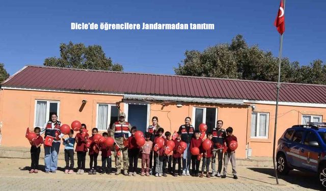 Dicle’de öğrencilere Jandarmadan tanıtım