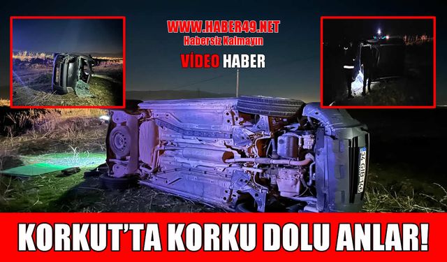 Korkut- Hasköy korkutan kaza: 4 yaralı