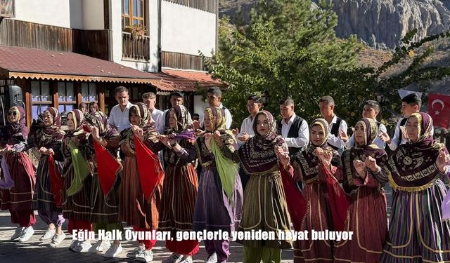 Eğin Halk Oyunları, gençlerle yeniden hayat buluyor