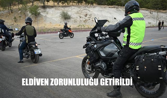 Motosikletlerde "koruyucu eldiven" zorunluluğu