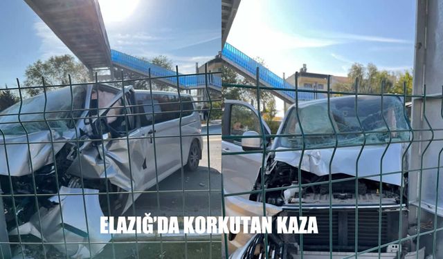Elazığ’da trafik kazası: 1 yaralı