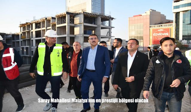 Malatya’nın Kalbi Yeniden Atıyor: Saray Mahallesi “Prestij Çarşısı”yla Şehrin Yeni Vitrini Olacak!