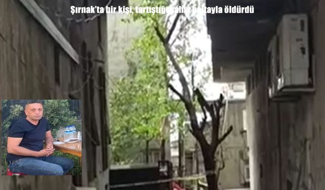 Şırnak’ta baltalı cinayet