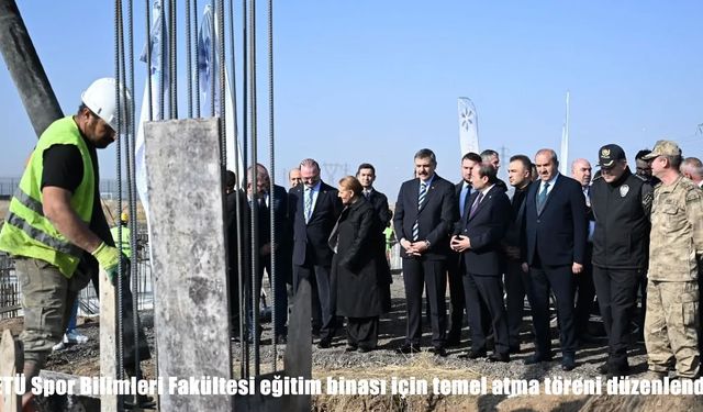 ETÜ Spor Bilimleri Fakültesi eğitim binası için temel atıldı