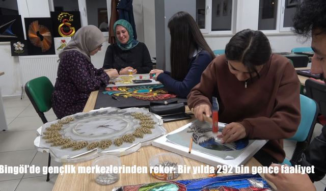 Bingöl’de gençlik merkezlerinden rekor katılım: Bir yılda 292 bin gence ulaşım sağlandı