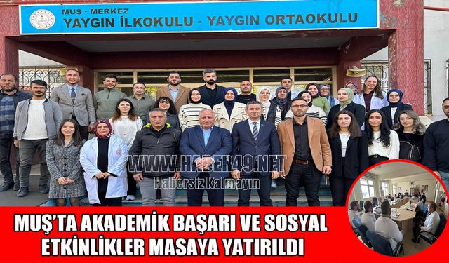 Muş İl Milli Eğitim Müdürü Altay, eğitim sürecini güçlendirmek için sahada