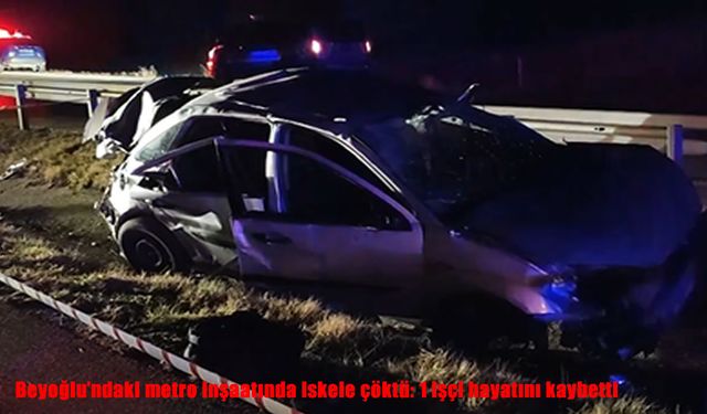 Çorum’da otomobil devrildi: 1 ölü, 2 yaralı