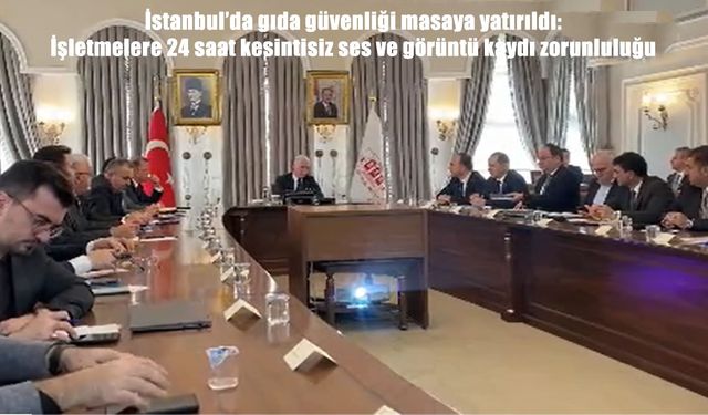 Gıda güvenliği için yeni dönem: İşletmelere 24 saat ses ve görüntü kaydı zorunluluğu