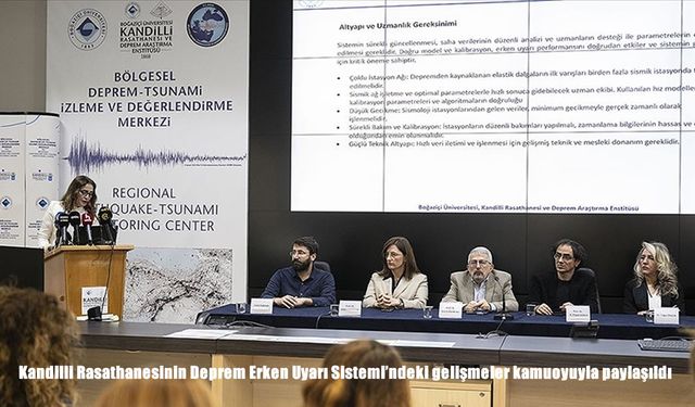 Kandilli’den erken uyarı hamlesi: Deprem Erken Uyarı Sistemi test ediliyor