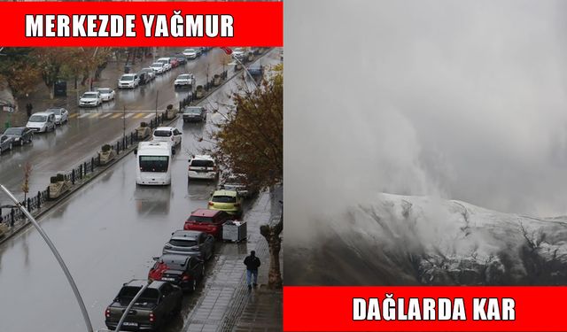 Muş’un yüksek kesimleri beyaz örtüye büründü