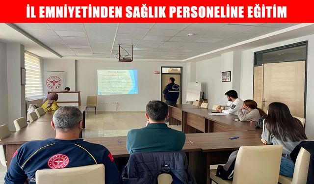Muş’ta sağlık personeline “Maddi delillere Yaklaşım” eğitimi verildi
