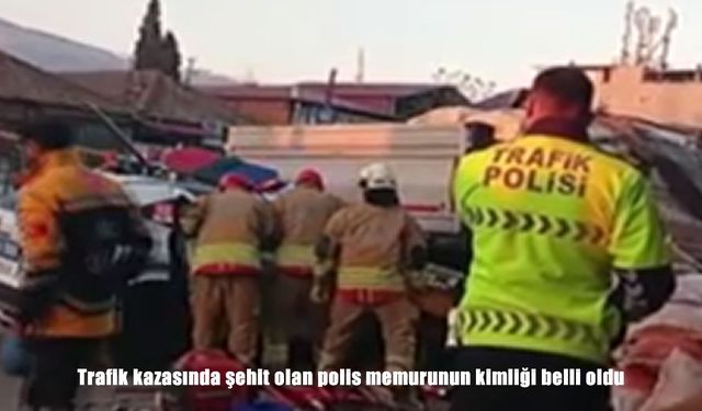 Manisa’da polis aracı tıra çarptı: Bir polis memuru şehit, diğer memur ağır yaralı