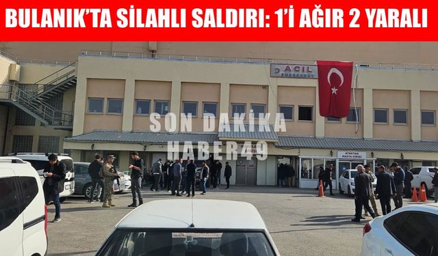 Bulanık’ta iki kardeşe silahlı saldırı!