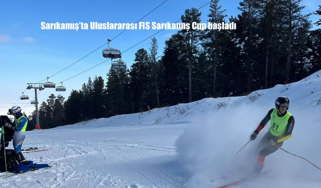 Sarıkamış'ta Uluslararası FIS Sarıkamış Cup başladı