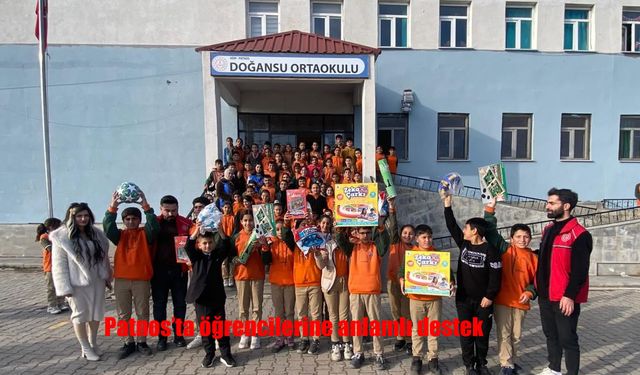 Patnos'ta öğrencilerine anlamlı destek