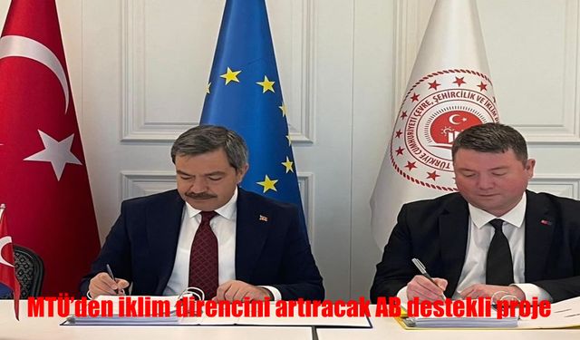 MTÜ’den iklim direncini artıracak AB destekli proje