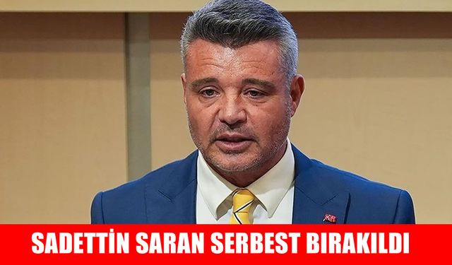 Fenerbahçe Başkanı Sadettin Saran adli kontrol şartıyla serbest bırakıldı