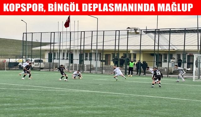 Kopspor’da kan kaybı devam ediyor: Bingöl deplasmanından eli boş döndü