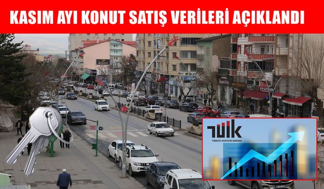 TÜİK rakamları açıkladı: Muş’ta kaç konut satıldı?