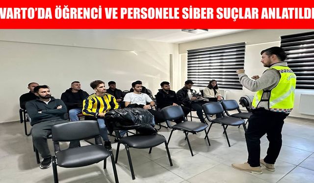 Jandarma ekipleri Varto'da internet tuzaklarını anlattı