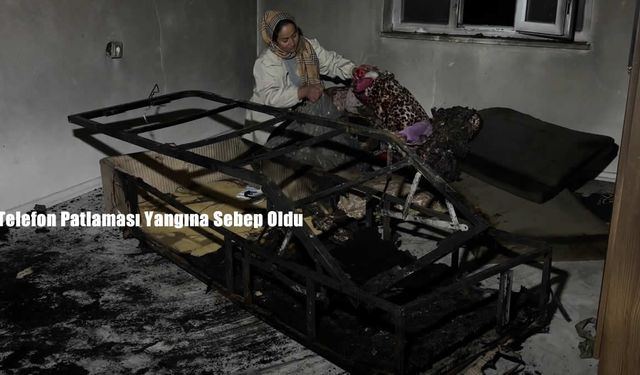 Yüksekova’da Patlayan Telefon Evde Yangına Neden Oldu