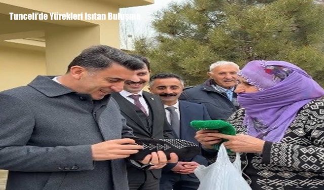 Tunceli’de Yürekleri Isıtan Buluşma