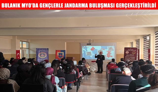 Bulanık MYO’da gençlere jandarma teşkilatı tanıtıldı