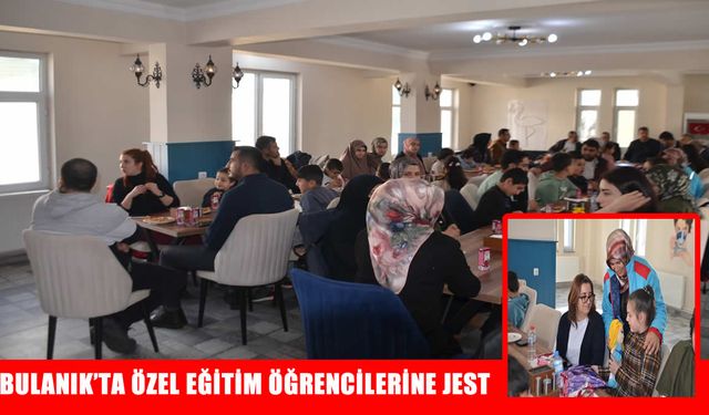 Bulanık'ta özel eğitim öğrencilerine jest