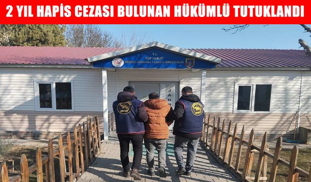 Muş’ta 2 yıl kesinleşmiş hapis cezasıyla aranan firari yakalandı