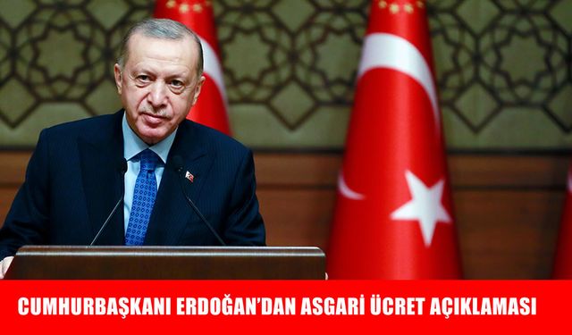 Cumhurbaşkanı Erdoğan'dan asgari ücret açıklaması: "TİSK elini taşın altına koymalı"