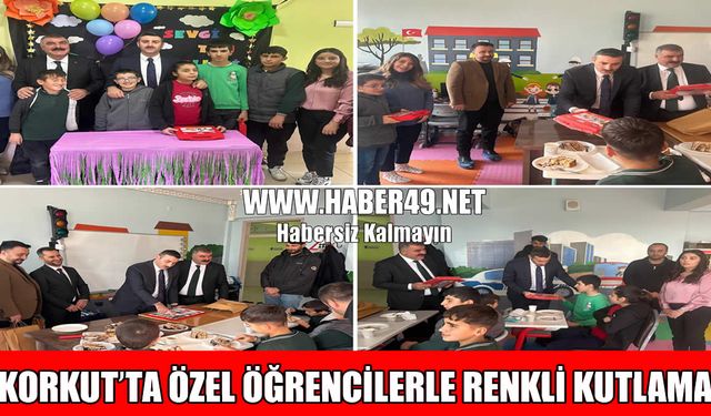 Korkut’ta özel eğitim öğrencilerine anlamlı ziyaret