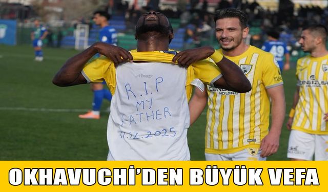 Muşspor’un başarılı forveti Okhavuci’den büyük vefa