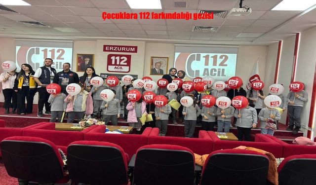 Çocuklara 112 Bilinci Yerinde Anlatıldı